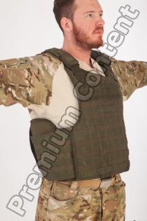 Soldier in American Army Military Uniform 0059